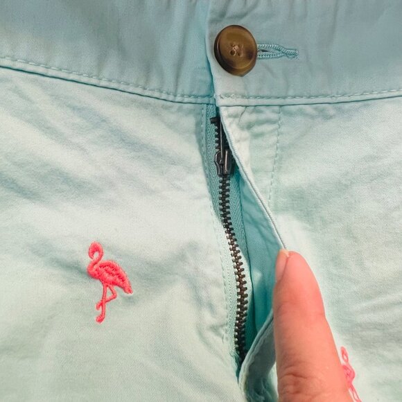 Old Navy-Women's Flamingo Shorts Size 10-Pale/Pastel Green/Pin/Peachy-Short- - Picture 8 of 13